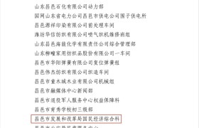 昌邑市发改局张羽红等获市五一劳动奖章和工人先锋号